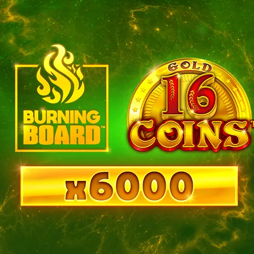 16 Coins Gold Burning Board
